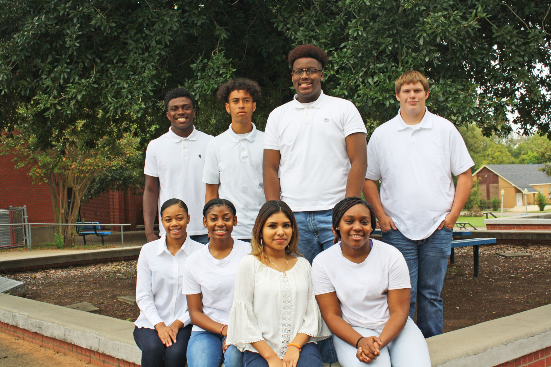 Clarksville High School’s homecoming court